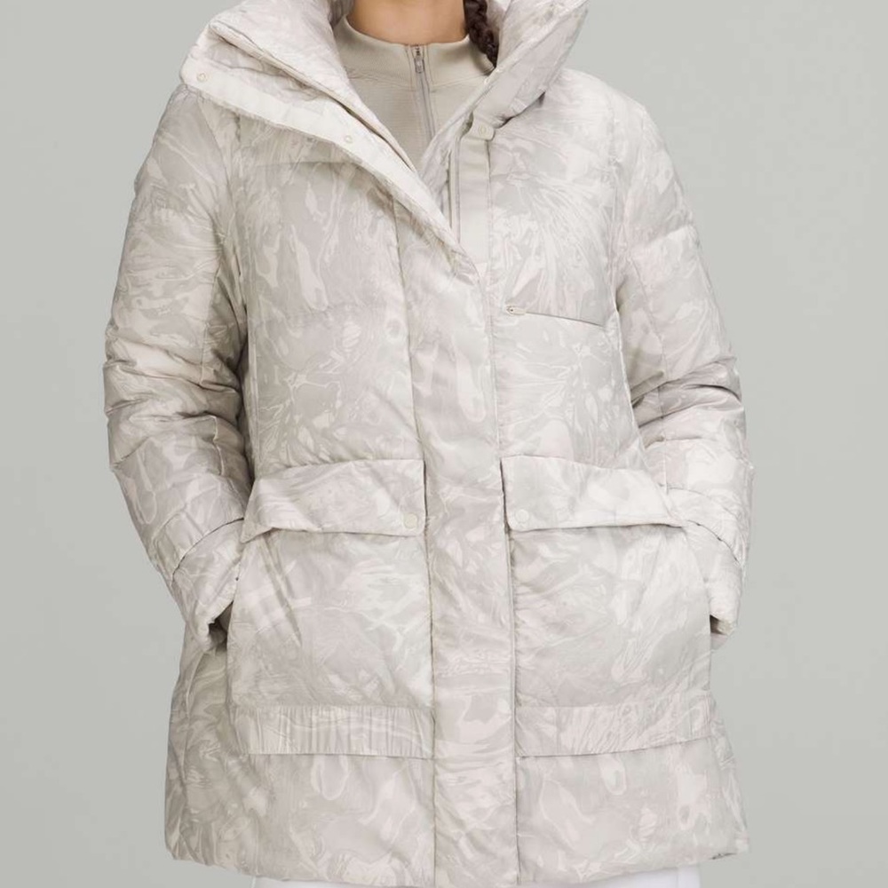 Lululemon Down Jacket- Maple Metamorphosis Light Neutral